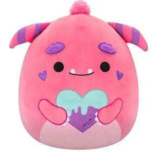 Squishmallows 12” Mont the Pink Monster NWT